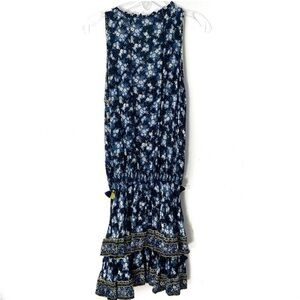 POUPETTE ST BARTH
CLARA WOMENS FLORAL PRINT VISCOSE MIDI DRESS